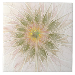 Soft and tenderderness Fraktal Fantasy Blume Fliese