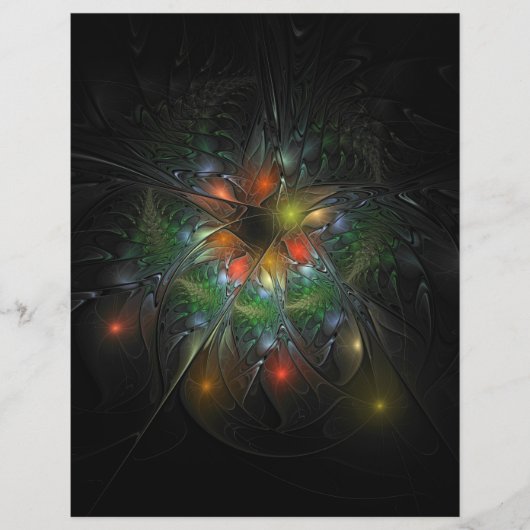 Soft and tenderderness Fraktal Fantasy Blume Flyer (Vorne)