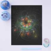 Soft and tenderderness Fraktal Fantasy Blume Flyer (Einzeln)