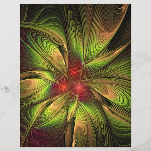 Soft and tenderderness Fraktal Fantasy Blume Flyer (Vorne)