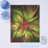 Soft and tenderderness Fraktal Fantasy Blume Flyer (Einzeln)
