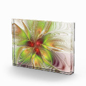 Soft and tenderderness Fraktal Fantasy Blume Fotoblock (Rechts)