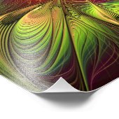 Soft and tenderderness Fraktal Fantasy Blume Fotodruck (Ecke)