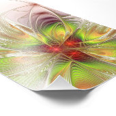 Soft and tenderderness Fraktal Fantasy Blume Fotodruck (Ecke)