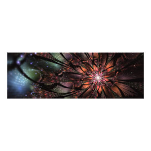 Soft and tenderderness Fraktal Fantasy Blume Fotodruck