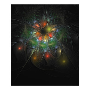 Soft and tenderderness Fraktal Fantasy Blume Fotodruck