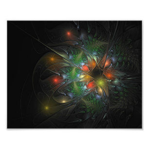 Soft and tenderderness Fraktal Fantasy Blume Fotodruck