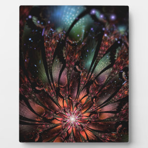 Soft and tenderderness Fraktal Fantasy Blume Fotoplatte