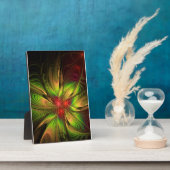 Soft and tenderderness Fraktal Fantasy Blume Fotoplatte (Seite)