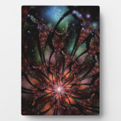 Soft and tenderderness Fraktal Fantasy Blume Fotoplatte (Vorderseite)