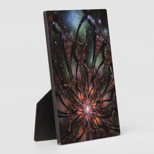 Soft and tenderderness Fraktal Fantasy Blume Fotoplatte (Seite)