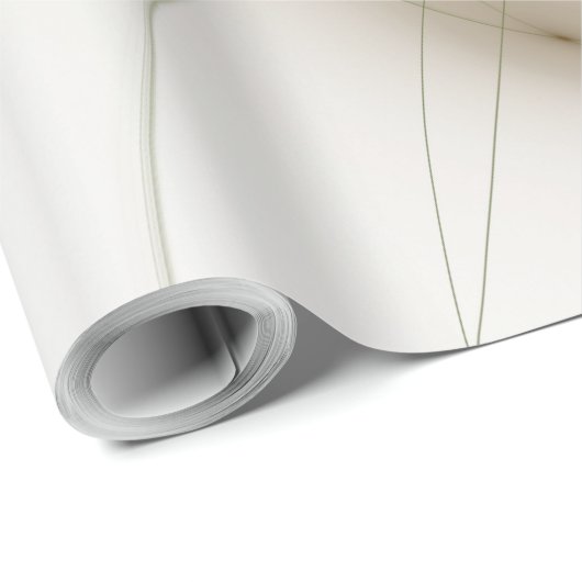 Soft and tenderderness Fraktal Fantasy Blume Geschenkpapier (Rolleneckpunkt)