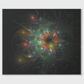 Soft and tenderderness Fraktal Fantasy Blume Geschenkpapier (Flach)