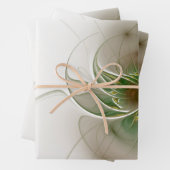 Soft and tenderderness Fraktal Fantasy Blume Geschenkpapier Set (Beispiel)