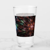 Soft and tenderderness Fraktal Fantasy Blume Glas (Vorderseite)