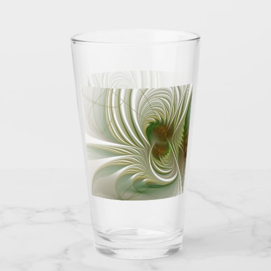 Soft and tenderderness Fraktal Fantasy Blume Glas (Vorderseite)