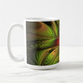 Soft and tenderderness Fraktal Fantasy Blume Kaffeetasse (Links)