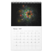 Soft and tenderderness Fraktal Fantasy Blume Kalender (Feb 2027)