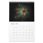 Soft and tenderderness Fraktal Fantasy Blume Kalender (Feb 2026)