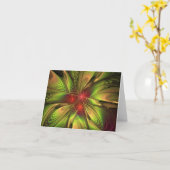 Soft and tenderderness Fraktal Fantasy Blume Karte (Gelbe Blume)