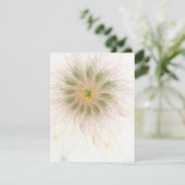 Soft and tenderderness Fraktal Fantasy Blume Karte (Stehend Vorderseite)
