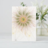 Soft and tenderderness Fraktal Fantasy Blume Karte (Stehend Vorderseite)