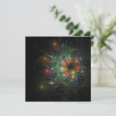 Soft and tenderderness Fraktal Fantasy Blume Karte (Stehend Vorderseite)