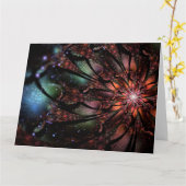 Soft and tenderderness Fraktal Fantasy Blume Karte (Gelbe Blume)