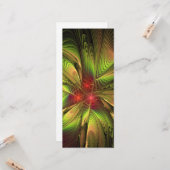 Soft and tenderderness Fraktal Fantasy Blume Karte (Vorderseite/Rückseite Beispiel)