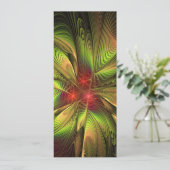 Soft and tenderderness Fraktal Fantasy Blume Karte (Stehend Vorderseite)