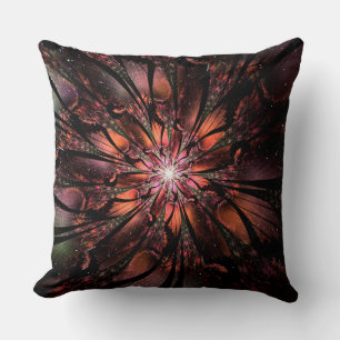 Soft and tenderderness Fraktal Fantasy Blume Kissen