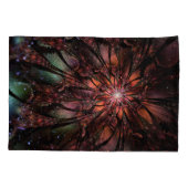 Soft and tenderderness Fraktal Fantasy Blume Kissenbezug (Rückseite-Links)