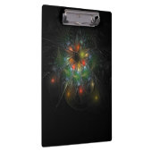 Soft and tenderderness Fraktal Fantasy Blume Klemmbrett (Rechts)