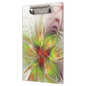 Soft and tenderderness Fraktal Fantasy Blume Klemmbrett (Links)