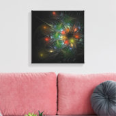 Soft and tenderderness Fraktal Fantasy Blume Leinwanddruck (Insitu (Wohnzimmer))