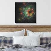 Soft and tenderderness Fraktal Fantasy Blume Leinwanddruck (Insitu (Schlafzimmer))