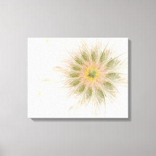 Soft and tenderderness Fraktal Fantasy Blume Leinwanddruck
