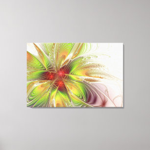 Soft and tenderderness Fraktal Fantasy Blume Leinwanddruck