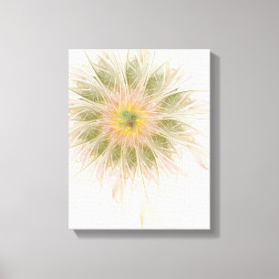 Soft and tenderderness Fraktal Fantasy Blume Leinwanddruck