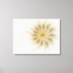 Soft and tenderderness Fraktal Fantasy Blume Leinwanddruck