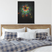 Soft and tenderderness Fraktal Fantasy Blume Leinwanddruck (Insitu (Schlafzimmer))