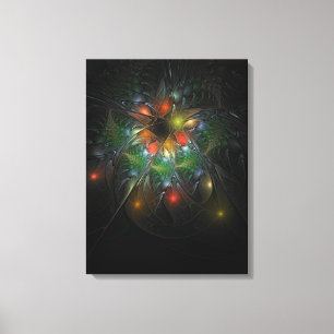 Soft and tenderderness Fraktal Fantasy Blume Leinwanddruck