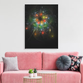 Soft and tenderderness Fraktal Fantasy Blume Leinwanddruck (Insitu (Wohnzimmer))