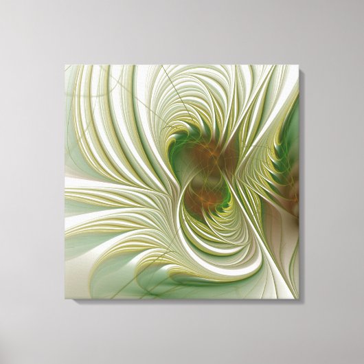 Soft and tenderderness Fraktal Fantasy Blume Leinwanddruck (Vorderseite)