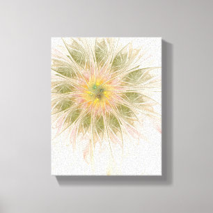 Soft and tenderderness Fraktal Fantasy Blume Leinwanddruck
