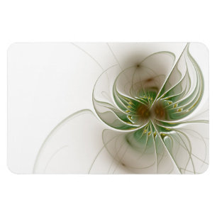 Soft and tenderderness Fraktal Fantasy Blume Magnet