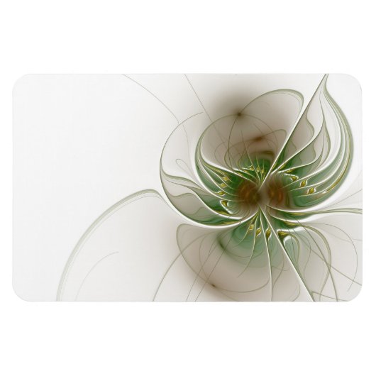 Soft and tenderderness Fraktal Fantasy Blume Magnet (Horizontal)