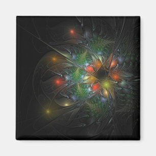 Soft and tenderderness Fraktal Fantasy Blume Magnet