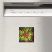 Soft and tenderderness Fraktal Fantasy Blume Magnet (In Situ (Geschirrspüler))