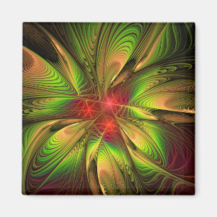 Soft and tenderderness Fraktal Fantasy Blume Magnet